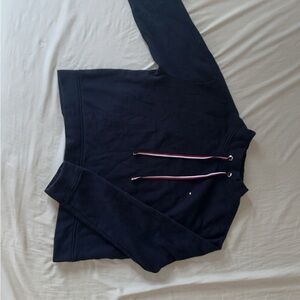 Tommy Hilfiger Blue Sweatshirt with Red and White Accents